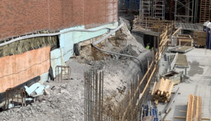 Damaged XPS on Construction Site