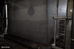 Neopor being cut