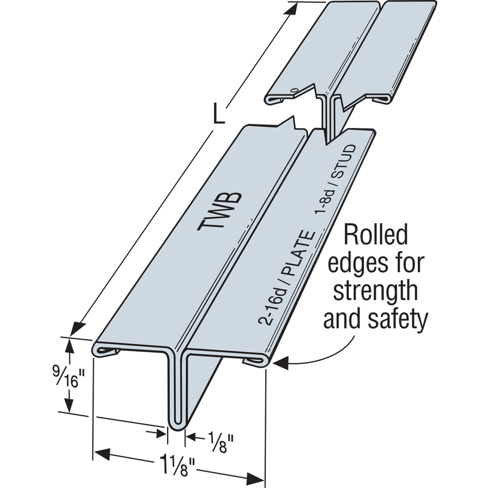 TWB T-Shaped Wall Bracing