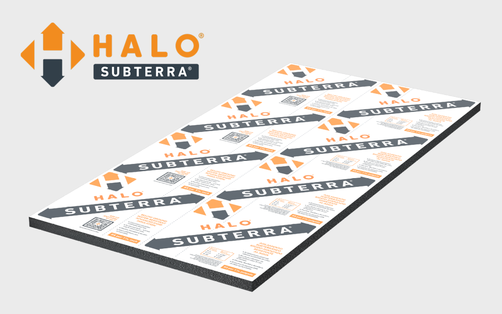 Subterra: A rugged, moisture-resistant facer designed for below-grade use. Perfectly engineered for exterior foundation walls and under slabs.